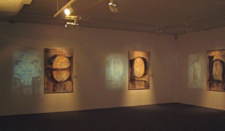 installation view: being there, codes, connections